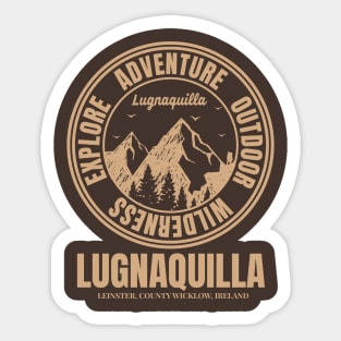 Lugnaquilla Hike, Ireland Mountain Hiking Sticker